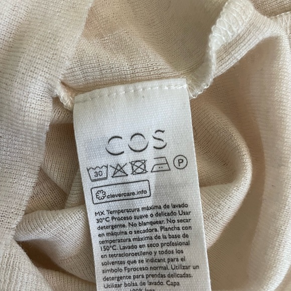 COS white turtleneck top - Picture 4 of 5